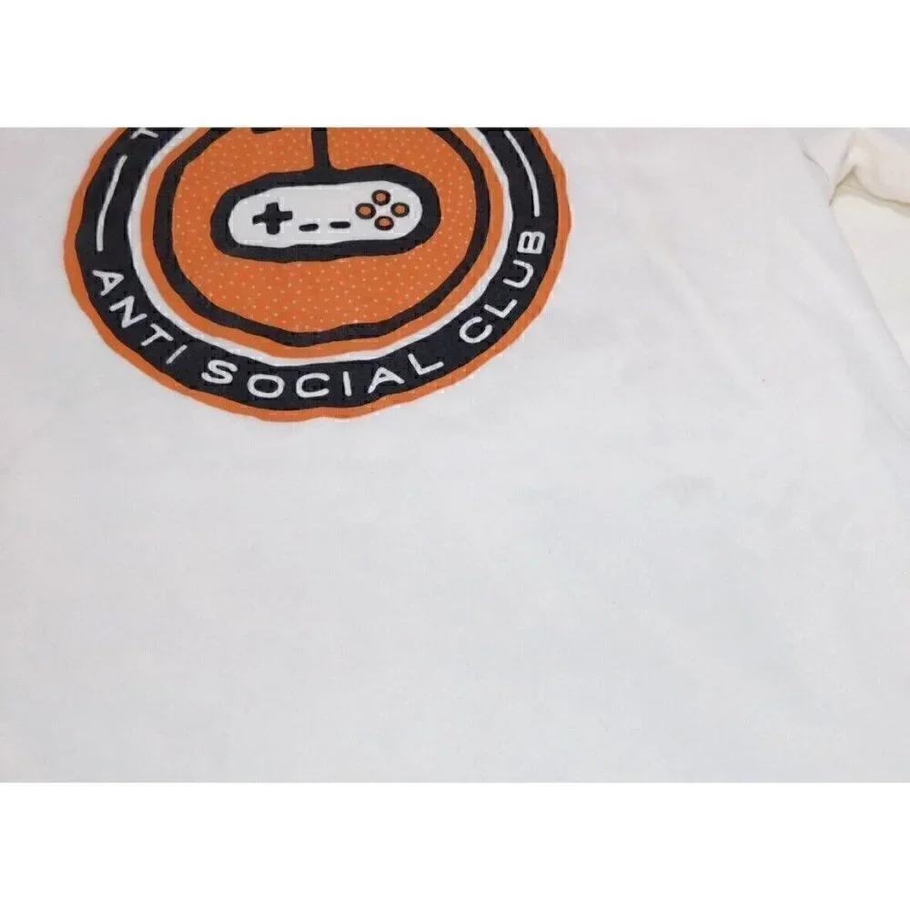 OLD NAVY The Original Anti Social Club white T shirt size S